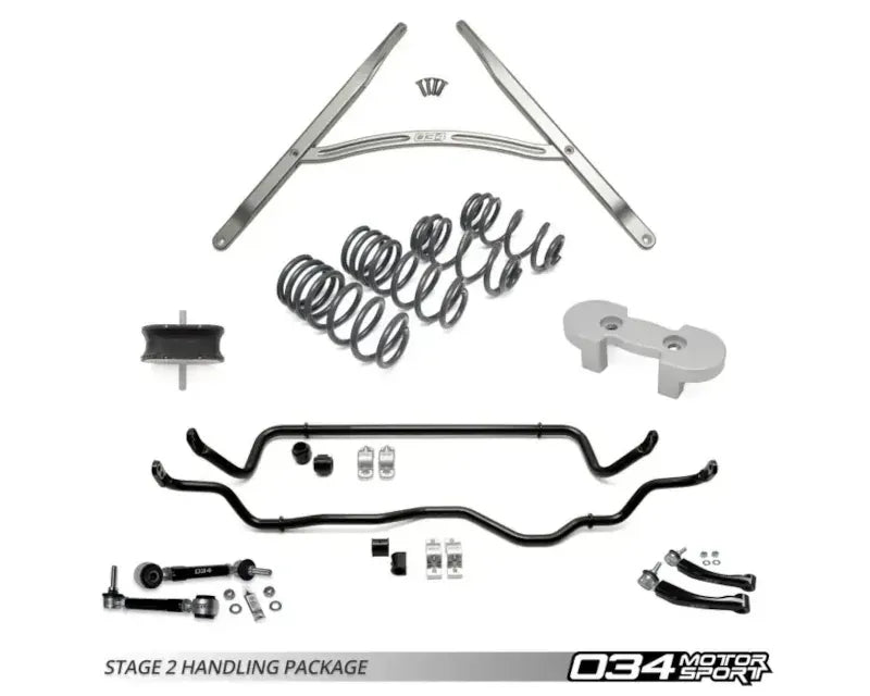 034 Motorsports Stage 2 Handling Package for Audi S4/S5 2017-2025 - Sway Bars, Strut Brace, Mounts