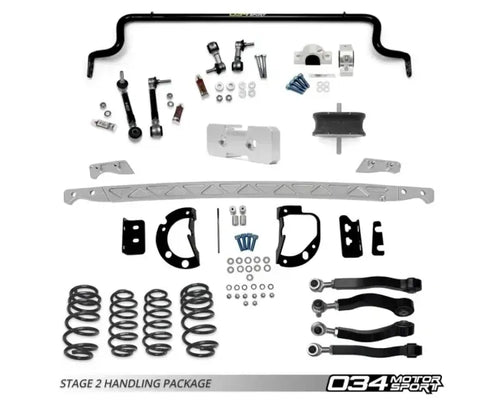034 Motorsports Stage 2 Handling Package for Audi A5/S5 2008-2017 with Strut Brace & Sway Bar End Links