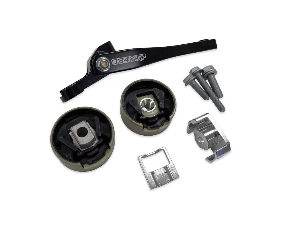 034 Motorsports Billet Spherical Dogbone Mount Performance Pack for Audi 8V/S3 & VW Mk7.5 Golf/GTI/Jetta