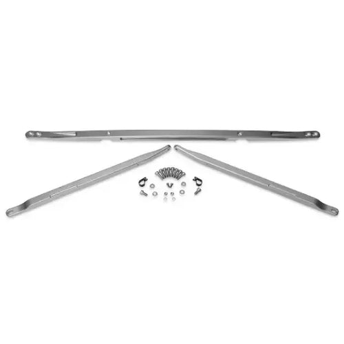 034 Motorsports Front Strut Brace Billet Aluminum for Audi C8 A6/S6/RS6/Allroad & A7/S7 2019-2025