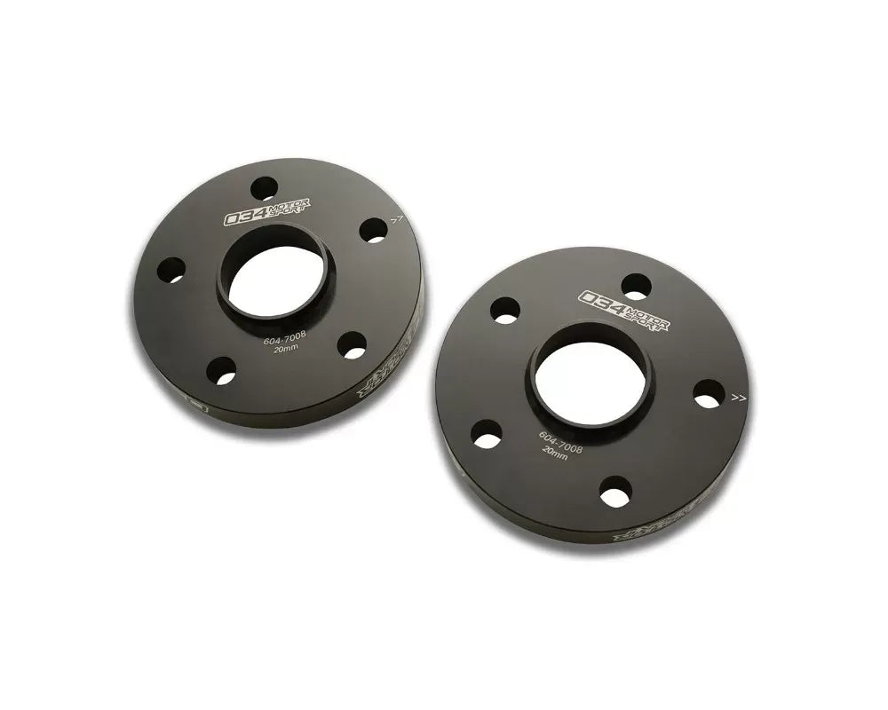 034 Motorsports 20mm Wheel Spacer Pair for Audi/Volkswagen 5x112mm 57.1mm Center Bore