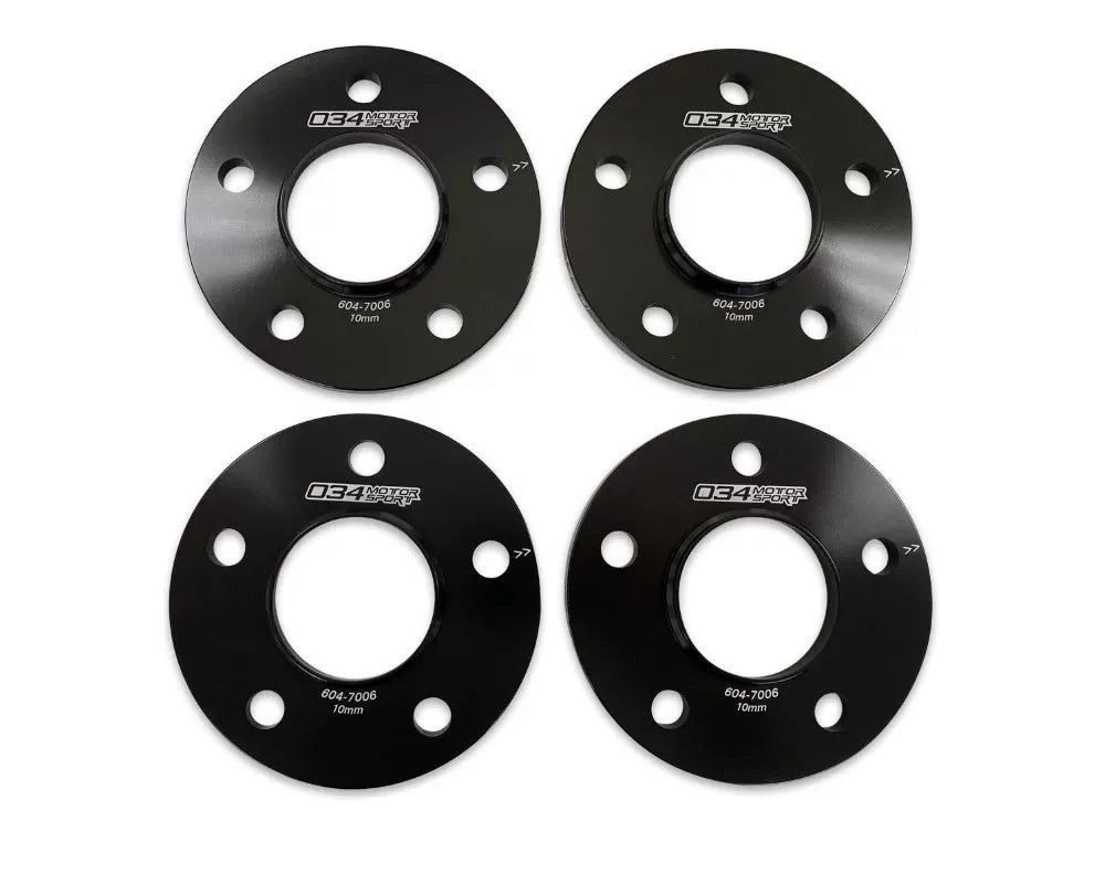 034Motorsport Dynamic+Flush Wheel Spacer Kit for B9 Audi A4 2017-2022, 10mm Aluminum