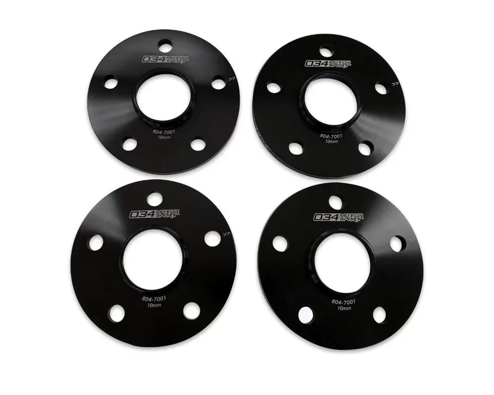 034Motorsport Dynamic+Flush Wheel Spacer Kit for 2006-2008 Audi RS4, 10mm Billet Aluminum