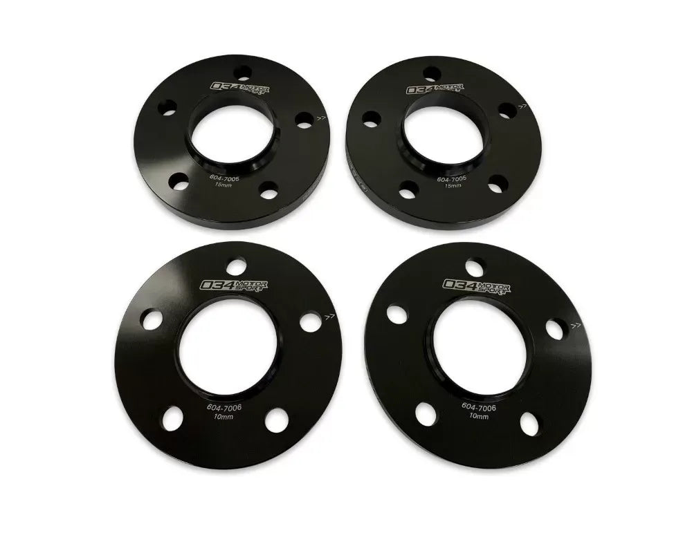 034Motorsport Dynamic+Flush Wheel Spacer Kit for B8 Audi RS5 (15mm & 10mm) - 6061 Aluminum