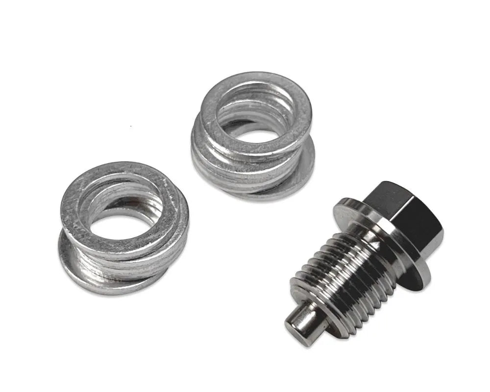 034 Motorsport Billet Magnetic Oil Drain Plug Kit With Metal Oil Pan Audi | VW