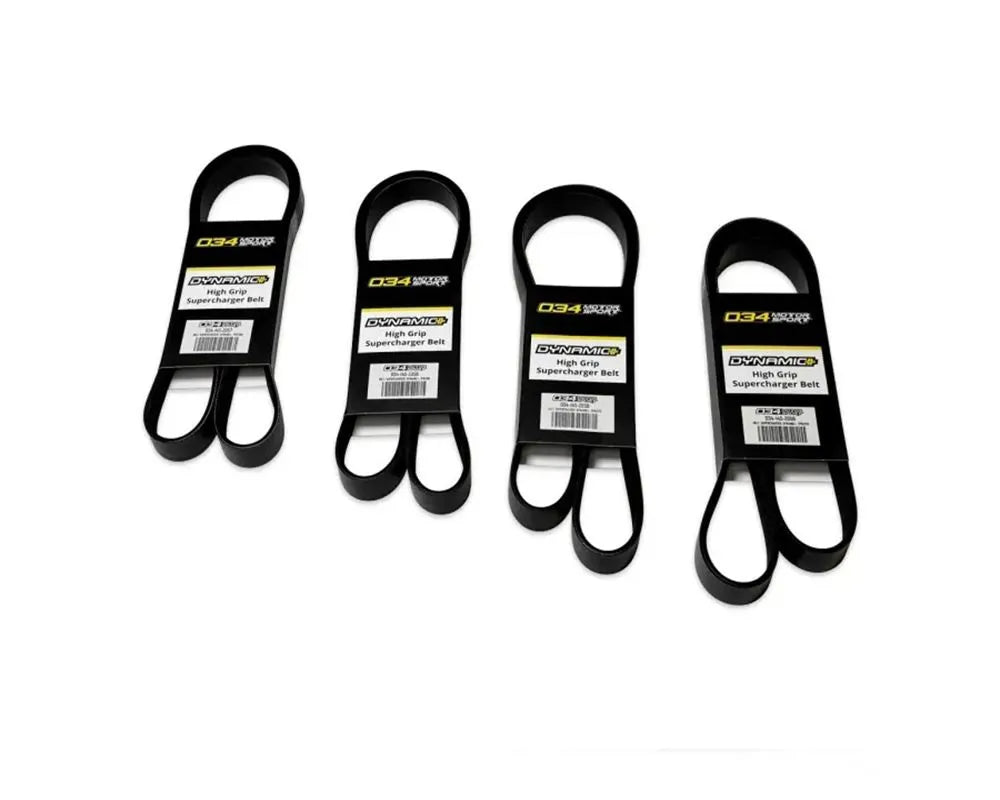 034 Motorsport 1370mm Dynamic+ Supercharger Belts Audi A6 | A7 | A8 | Q5 | S4 | S5 | SQ5 2009-2018