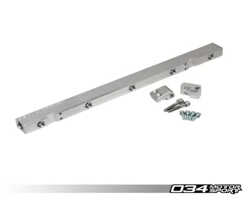 034 Motorsports 20-Valve Fuel Rail Kit for Audi 3B/RS2 with Mounting Brackets