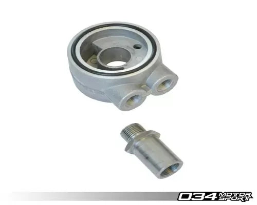 034 Motorsports Thermostatic Sandwich Oil Filter Adapter for Audi VW 4-6 Cylinder Engines