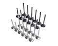 034 Motorsports Stainless/Inconel Valve Set for 24V & R32 - Stock Size, Polished Finish