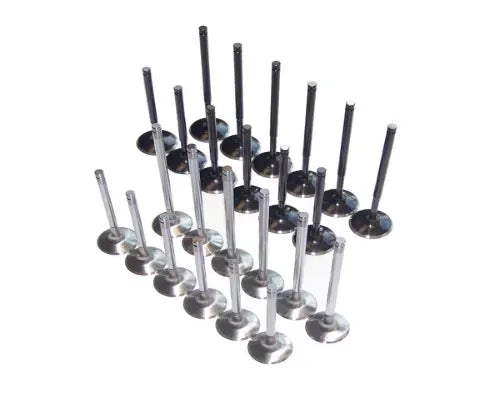 034 Motorsports Stainless/Inconel Valve Set for 24V & R32 - Stock Size, Polished Finish