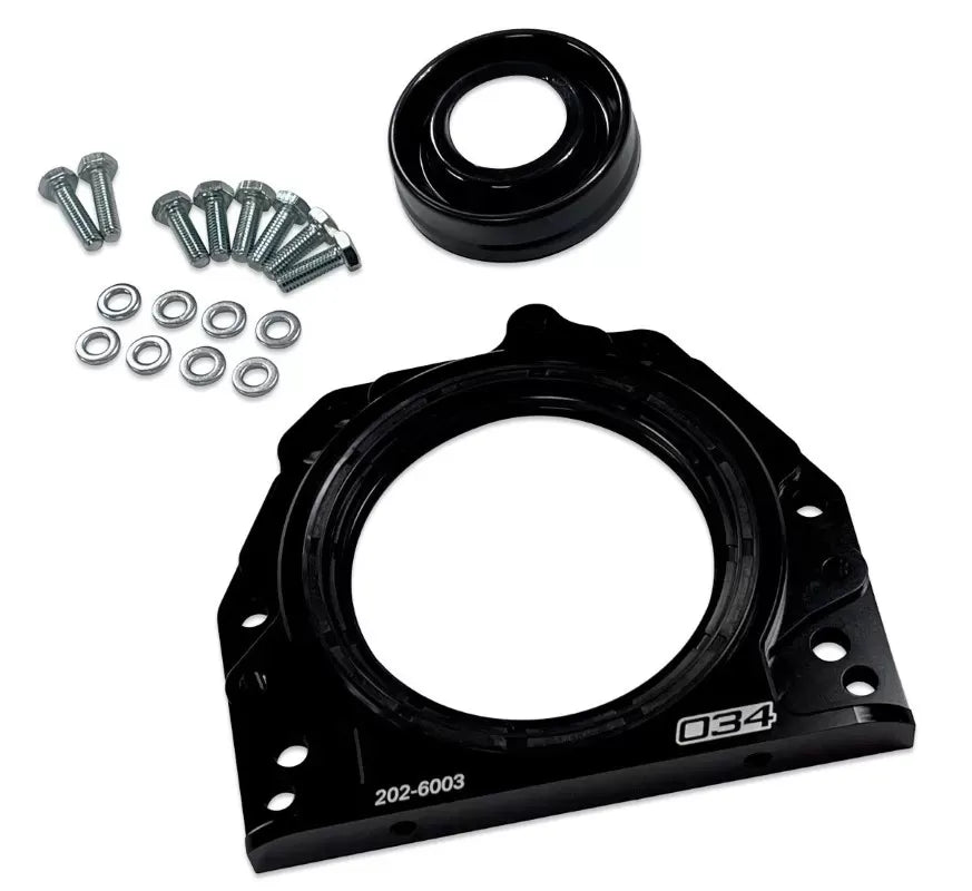 034Motorsport Billet Aluminum Rear Main Seal for Audi VW 1.8T 2.0T FSI 1996-2016