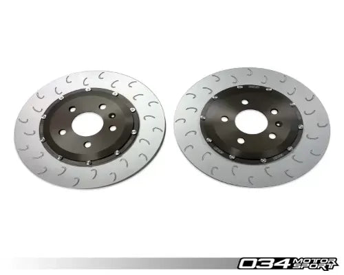 034Motorsport 2-Piece Floating Rear Brake Rotor Upgrade Kit for Audi B8/B8.5 S4/S5 2008-2017