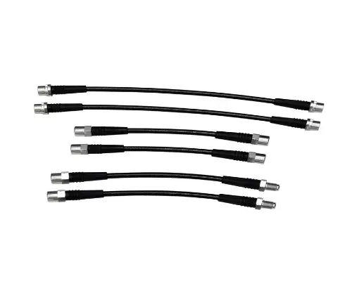 034 Motorsports Stainless Steel Braided Brake Line Kit for Audi A4/S4 Quattro B5 1997-2002