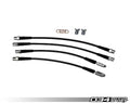 034 Motorsports Stainless Steel Braided Brake Line Kit for Audi A4/S4 Quattro B6/B7 2002-2008