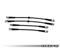 034 Motorsports Stainless Steel Braided Brake Line Kit for Audi S4 Quattro C4 1991-1997