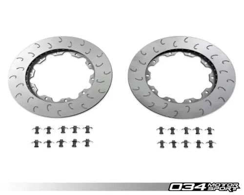 034 Motorsports Replacement Front Rotor Ring Set for Audi S4/S5 B8/B8.5 2008-2017