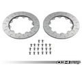 034 Motorsports 350mm Rear Rotor Ring Set for Audi VW 2015+, MQB 2-Piece Floating Upgrade
