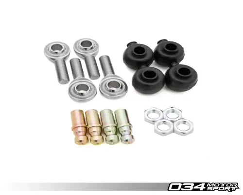 034 Motorsports Rebuild Kit for Adjustable Front Upper Control Arm Heims Joints