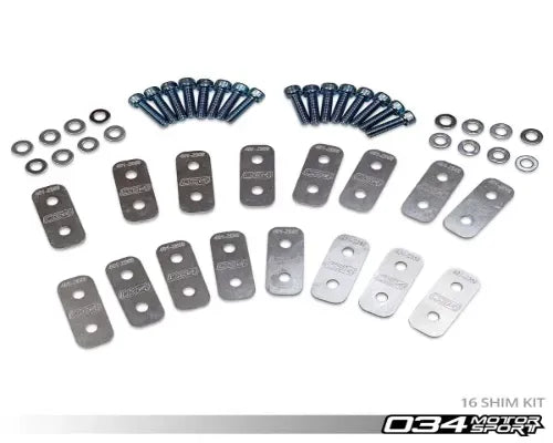 034 Motorsports Camber Shim Kit for Audi R8 2006-2015 - Adjustable Negative Camber Shims