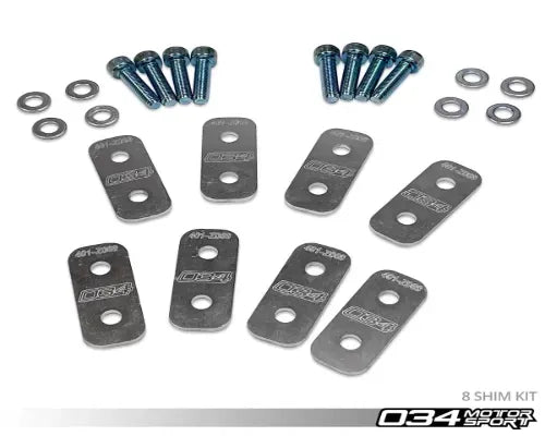 034 Motorsports Camber Shim Kit for Audi R8 2006-2015 - Adjustable Negative Camber