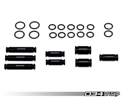 034Motorsport Billet Aluminum DSG Oil Tube Kit for Audi RS3, TTRS, R8 2014+ - CNC Machined 6061-T6