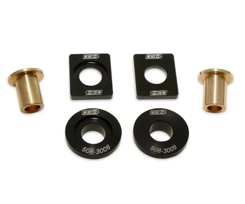 034 Motorsports Billet Shifter Bushing Kit for Audi & Volkswagen 1998+, CNC Machined Aluminum