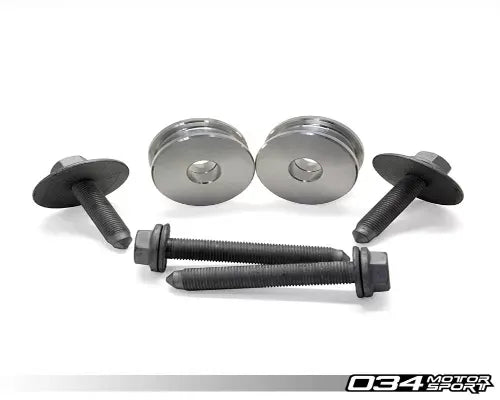 034 Motorsports Subframe Bushing Set, Aluminum, Fits Audi A3 1998-2003, VW MK4 1997-2004