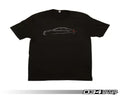 034 Motorsports Audi B8.5 Sedan Line Art T-Shirt XXL Cotton/Poly Blend