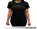 034 Motorsports Women's Audi R8 T-Shirt, 50/50 Cotton/Poly Blend, Sizes S/M/L