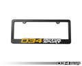 034 Motorsports License Plate Frame for Universal Fit - Durable Black Finish