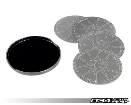 034 Motorsports ZTF-01 Coaster Set for Audi & Volkswagen - Performance Drink Protection