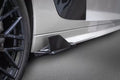 Capristo Exhaust Matte Carbon Side Fins for Audi R8 V10 Gen2 Facelift 2020+