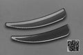 Capristo Exhaust Carbon Front Fins Matte Finish for Audi R8 V10 Plus 2015-2019