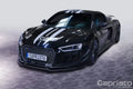 Capristo Carbon Fiber Front Spoiler Matte Finish for Audi R8 V10 Plus 2015-2019