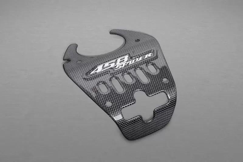Capristo Exhaust Matte Carbon Lock Cover for Ferrari 458 Spider 2011-2015, 100% Carbon Fiber