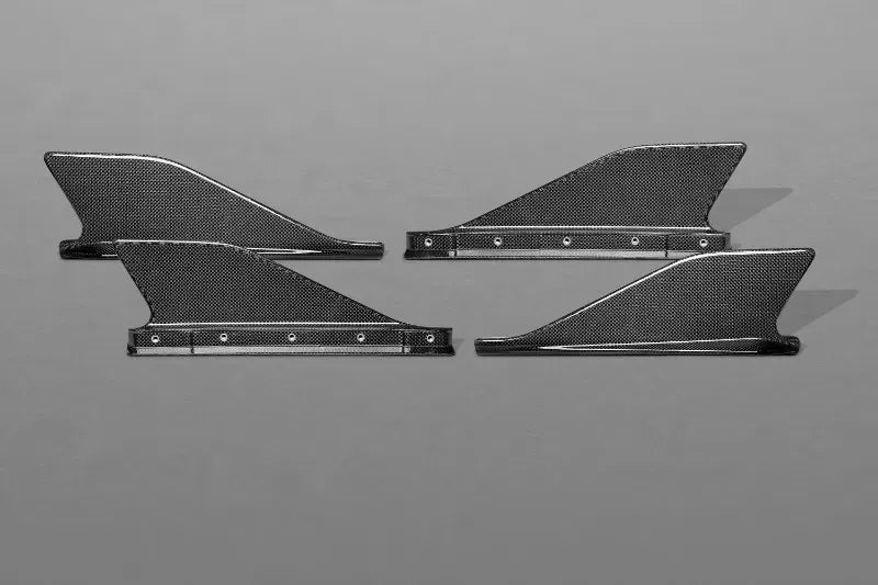 Capristo Exhaust Matte Carbon Side Fins for Ferrari 458 Speciale 2013-2015