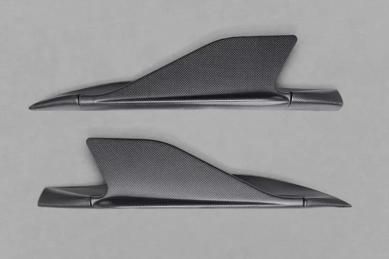 Capristo Exhaust Carbon Side Fins with Adapters for Ferrari 488 GTB | GTS 2015-2020