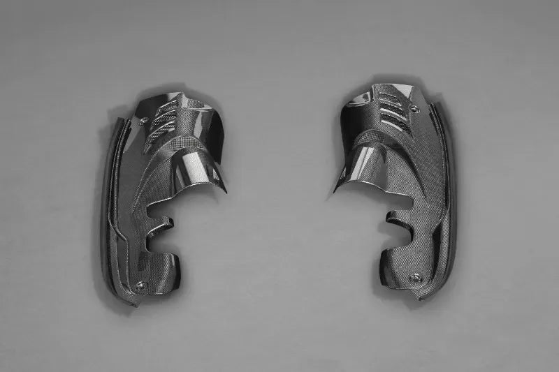 Ferrari 488 GTB | GTS 2015-2020 Capristo Exhaust Matte Carbon Fiber Side Covers Set
