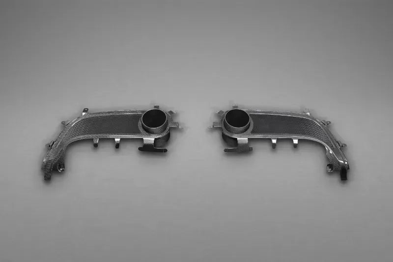Capristo Exhaust Matte Carbon End Pipe Shells for Ferrari 488 GTB | GTS 2015-2020