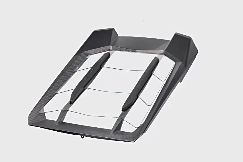 Capristo Exhaust Matte Carbon Fiber Hood with Scoops for Lamborghini Huracan 2015-2019