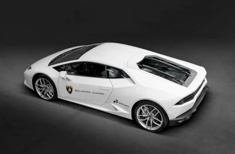 Capristo Exhaust Matte Carbon Fiber Hood for Lamborghini Huracan 2015-2019, Scoopless Design