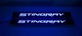 American Car Craft 2Pc Red Led Carbon Fiber Replacement Door Sills Chevrolet Corvette Stingrays C7 2014-2019