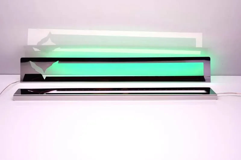 American Car Craft 2Pc Polished Stainless White Led Door Sill Overlays Chevrolet Corvette C6 | Z06 | Stingray C7 2014-2019