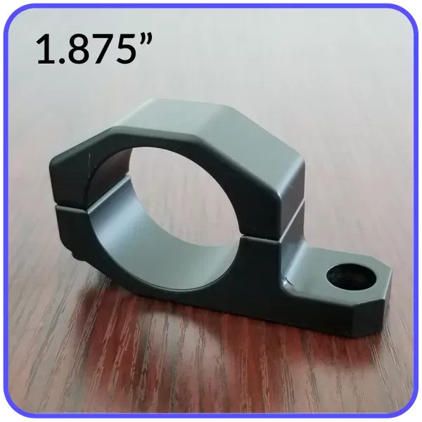 1.875 Inch Inside Diameter Roll Cage Clamp Aluminum Black Anodized Pyramid LED Whips
