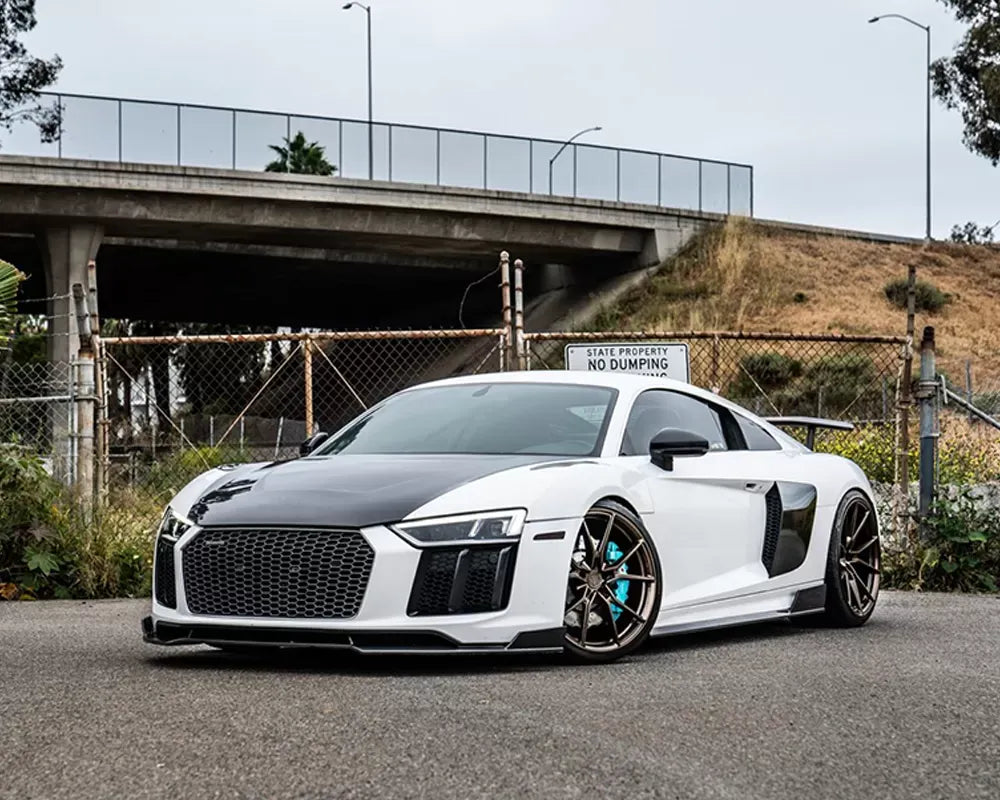 1016 Industries 2x2 Carbon Fiber Race Hood for Audi R8 2017-2020