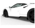 1016 Industries Aero Side Skirts Carbon Fiber for Ferrari F8 Tributo 2020-2021