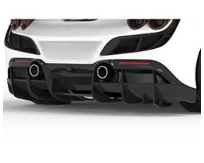 1016 Industries Aero Rear Diffuser Set Carbon Fiber for Ferrari F8 Tributo 2020-2021