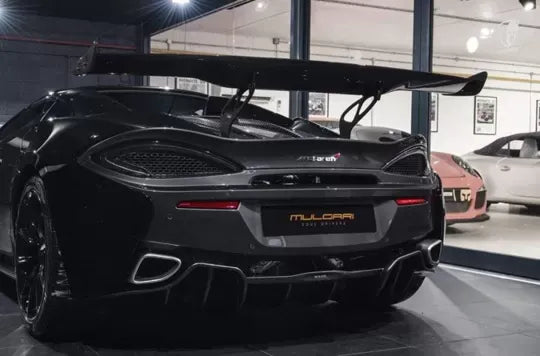 1016 Industries Rear Race Wing V2 Forged Carbon Fiber for McLaren 570S 2016-2019