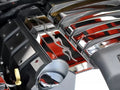 American Car Craft 2Pc Polished Tribal Flame Fuel Rail Covers Chevrolet Camaro SS 2010-2015