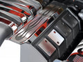 American Car Craft 2Pc Polished White Carbon Fiber Fuel Rail Covers w/Inlay True Flame Chevrolet Camaro SS 2010-2015